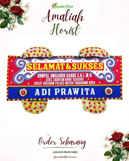 Papan Bunga Ucapan Selamat Pasar Sukadana