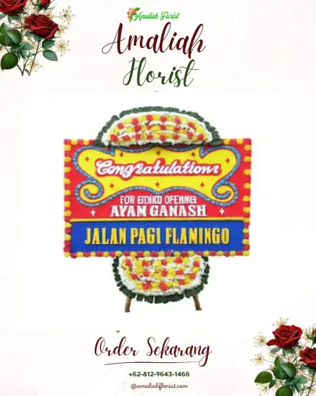 Sewa Papan Bunga Pasar Sukadana